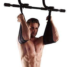 Bộ 2 dây treo tập cơ bụng 6 múi tập gym cao cấp bản lớn khóa thép Muscle -XF290