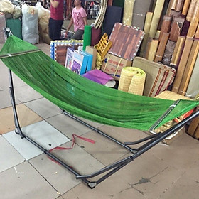 Mua VÕNG XẾP BAN MAi KHUNG SƠN TĨNH ĐIỆN CỠ LỚN KÈM LƯỚI