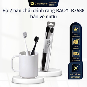 Bộ 2 bàn chải đánh răng Raoyi R7688 DandiHome chuyên bảo vệ nướu