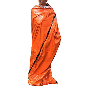 Portable Emergency Sleeping Bag Outdoor Survival Whistle Tent Blanket
