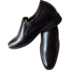Giày tây tăng chiều cao Trường Hải da bò cao cấp cao 6.5 cm GT0591 - đen - 38