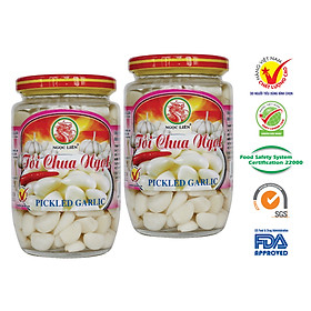 2 Hũ Tỏi Chua Ngọt 390g