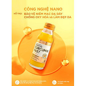 [Kolmar]Thực phẩm bảo vệ sức khỏe nước tinh nghệ Nano Curcumin Fast hỗ trợ bảo vệ và tăng cường chức năng dạ dày 100ml