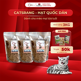 [DATE MỚI] [ 5KG ] - Thức ăn hạt Cho Mèo Mọi Lứa Tuổi Catsrang chính hãng