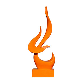 Abstract Flame Statue Decorative Statues Souvenirs Modern Creative Sculpture Ornament for Home Office Coffee Table House Cabinets Decoration
