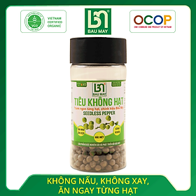 Tiêu không hạt Organic Bầu Mây 10g - Tủ thuốc di dộng giúp Kích thích ăn uống và cải thiện hệ tiêu hóa, Chống buồn ngủ, giúp tỉnh táo khi làm việc và say tàu xe