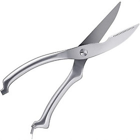 COMBO Kéo Cắt Gà Inox Đa Năng + Dụng Cụ Nghiền Tỏi Ớt - Tặng 1 mài dao siêu bén ( giao ngẫu nhiên )