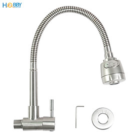 Mua Vòi rửa bát gắn tường inox 304 tăng áp dòng lạnh Hobby Home Decor XGT1