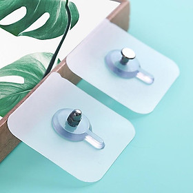 Mua Miếng Dán Tường Kèm Ốc Vít Để Treo Đồ/ Gắn Giá  Kệ/ Dán Thanh Chắn Giường Chịu Lực 5 - 10Kg