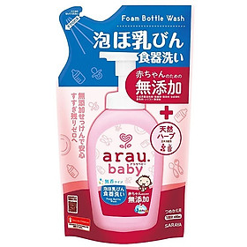 Nước Rửa Bình Thảo Mộc Arau Baby Dạng Túi (450ml) - SNB