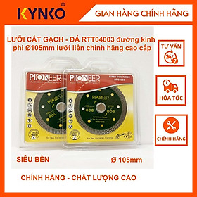 Mua LƯỠI CẮT GẠCH - ĐÁ RTT04003 đường kính phi Ø105mm lưỡi liền chính hãng cao cấp