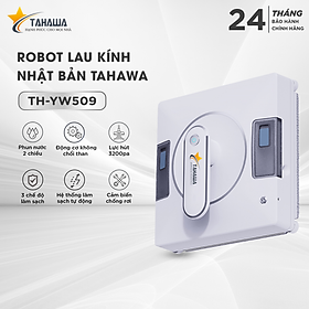 Robot lau kính TAHAWA TH-YW509 máy lau kính thông minh, robot lau kiếng tự phun nước -Phun nước 2 chiều - Bảo hành chính hãng 24 tháng - 1 đổi 1 trong 30 ngày - Hàng nhập khẩu chính hãng