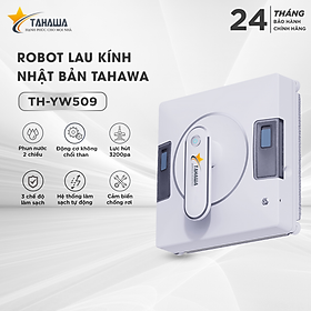 Robot lau kính TAHAWA TH-YW509 máy lau kính thông minh, robot lau kiếng tự phun nước -Phun nước 2 chiều - Bảo hành chính hãng 24 tháng - 1 đổi 1 trong 30 ngày - Hàng nhập khẩu chính hãng