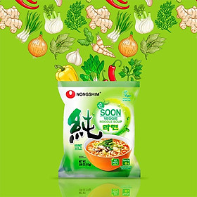 (COMBO 5 GÓI) MÌ CHAY SOON VEGGIE RAMYUN 112G