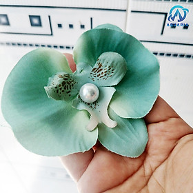 Kẹp Tóc Lan Hồ Điệp Nhiều Màu Phalaenopsis Đi Biển Phong Cách Retro Hot Trend - #1