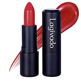 Son lì có dưỡng lên môi màu chuẩn, lâu trôi Hàn Quốc Lagivado Lip Satin dạng thỏi 3.5 gram - có 5 màu son