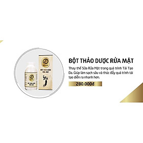 Combo Dưỡng Hoàng Thiên Sâm (Serum Dưỡng 30ml và Bột Rửa Mặt Thảo Dược 100g)