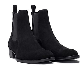 Giày cao cổ nam - Giày Boot Nam - Chelsea Boots Da Bóng