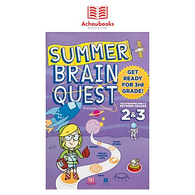 Sách Summer Brain Quest grade 2&3 - Á Châu Books, bìa mềm in màu ( 7 - 8 tuổi )