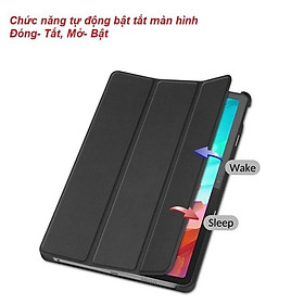 Bao da Máy tính bảng Samsung Galaxy Tab S10 FE Plus 13.1 inch nam châm từ tính có khay đựng bút