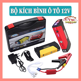 Hình ảnh Review Bộ kích điện sạc bình ắc quy 12V cứu hộ ô tô xe máy công suất lớn kiêm sạc dự phòng TM15