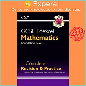 Sách - New 2021 GCSE Maths Edexcel Complete Revision & Practice: Foundation inc Onl by CGP Books (UK edition, paperback)