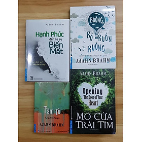 Combo 4 Cuốn Sách Của Thiền Sư Ajahn Brahm: Tâm Từ + Buông Bỏ Buồn Buông + Mở Cửa Trái Tim + Hạnh Phúc Đến Từ Sự Biến Mất