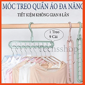 Mua Móc 9 Lỗ móc treo quần áo đa năng Mắc Treo Quần Áo Tiện Lợi Thông minh