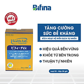 Men vi sinh BIFINA NHẬT BẢN, Tăng Sức Đề Kháng, Hệ Miễn Dịch -  Loại EX hộp 30 gói