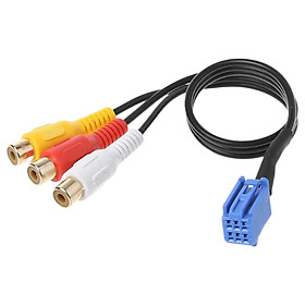 Audio Video Cable Car 3  Cable Adapter for  Replace Car Parts