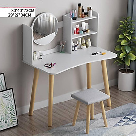 Mua Bàn trang điểm có gương tròn không bao gồm ghế đẹp NLL-84