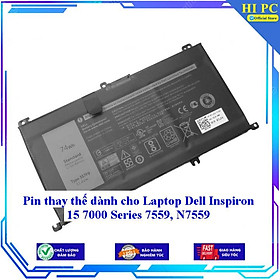 Pin thay thế dành cho Laptop Dell Inspiron 15 7000 Series 7559 N7559 - Hàng Nhập Khẩu 