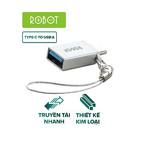 Mua Đầu Chuyển Đổi OTG Các Cổng USB/TYPE-C/MICRO ROBOT - Chất Liệu Vỏ Kim Loại - Hàng Chính Hãng