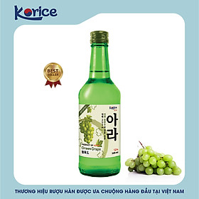 Rượu Soju Korice hương nho xanh 12% 360ml