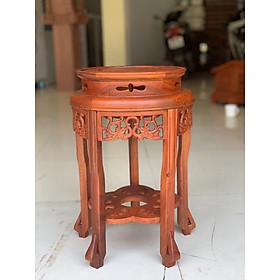 Mua Đôn tròn mặt 30cm cao 40 50 60 70 80 gỗ lim