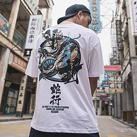 Áo thun nam Unisex hình rắn hiphop cực chất