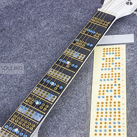 Mua Miếng Dán Note Cần Đàn Guitar I Dành Cho Người Mới Tập Chơi I Guitar Note sticker