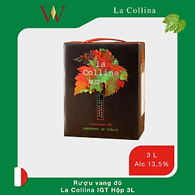 Rượu Vang đỏ La Collina IGT 13.5% hộp 3L