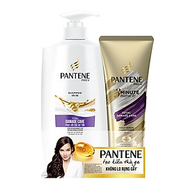 Bộ Đôi Pantene Phục Hồi Hư Tổn (Dầu Gội 650ml + Kem Xả 150ml)