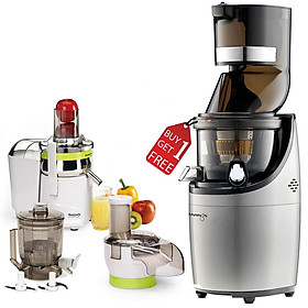Máy ép trái cây tốc độ chậm dành cho kinh doanh Kuvings CS520CB (500ml) - TẶNG MÁY XAY ĐA NĂNG KUVINGS NJM-9010GR - Hàng chính hãng
