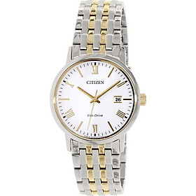 Đồng Hồ Nam Dây Thép CITIZEN BM6774-51A (37mm) - Bạc Phối Vàng