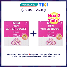 Thực Phẩm Bổ Sung Nước Uống Collagen Và Cấp Ẩm Welson Beauty Collagen Water Boost Hộp 6 chai x 50ml