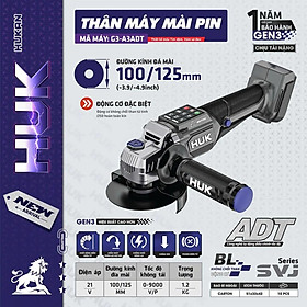 Mua THÂN MÁY MÀI PIN 21V 125MM BODYG3-A3ADT HUKAN -HÀNG CHÍNH HÃNG
