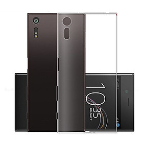 Ốp lưng silicon dẻo trong suốt dành cho Sony Xperia XZ - Hàng cao cấp