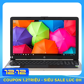 Laptop HP 15-da1033TX 5NK26PA (Core i7-8565U/ 4GB DDR4 2400MHz/ 1TB HDD 5400rpm, x1 slot SSD M.2/ MX130 2GB/ 15.6 FHD/ Win10) - Hàng Chính Hãng