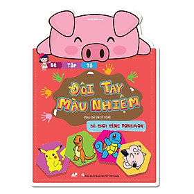 Sách Tô Màu Cho Bé - Đôi Tay Màu Nhiệm -Bé Chơi Cùng Pokemon