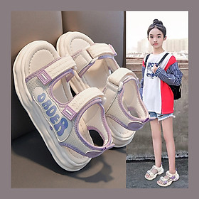 Giày Sandal quai hậu cho bé gái, thể thao siêu nhẹ, êm nhẹ chống trơn  – GSD9010