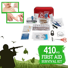 430x First Aid Kit Bag Emergency Outdoors Sports Camping Survival Kit SOS Tool