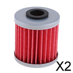 2xOil Filter for Kawasaki KX250F KX450F 04-17 for Suzuki RMZ250 RMZ450 RMX450Z