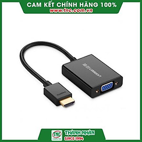 Cáp chuyển HDMI sang VGA + Audio+ Micro USB Ugreen 40233-Hàng chính hãng.